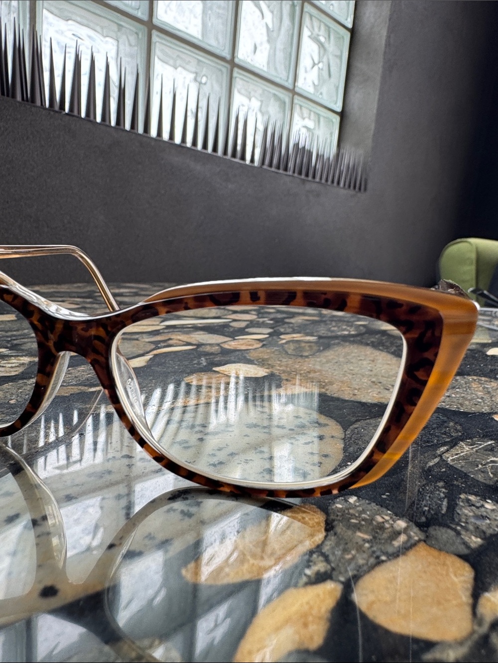 Vera Wang Brown Tortoiseshell Cat-Eye Glasses - Picture 6 of 7